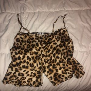 FASHIONNOVA Cheetah print top